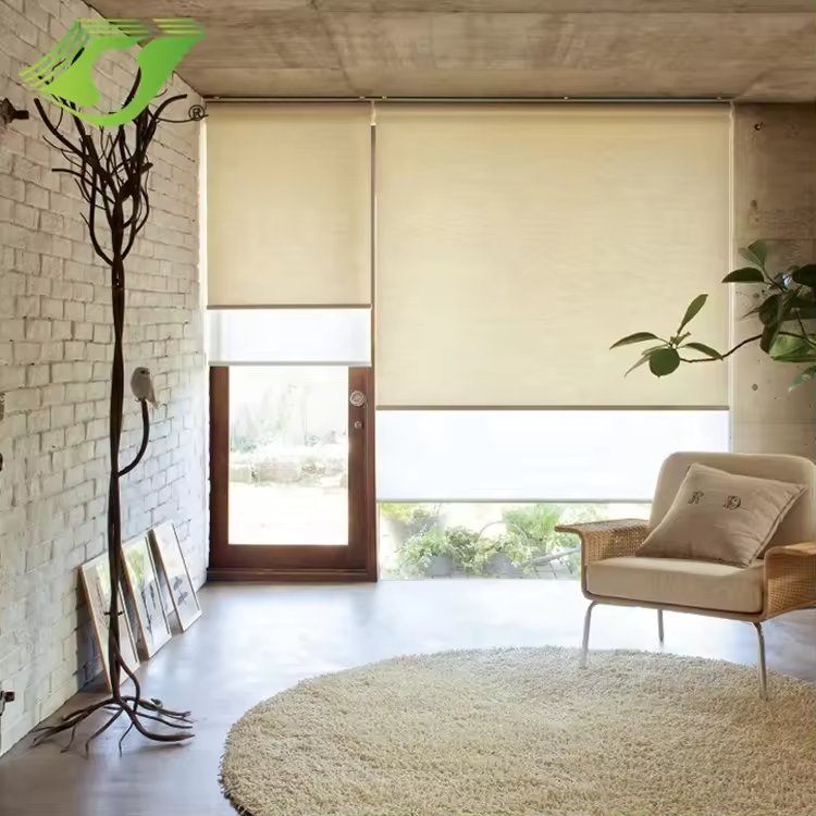 Grey Colors Sunscreen Roller Blinds